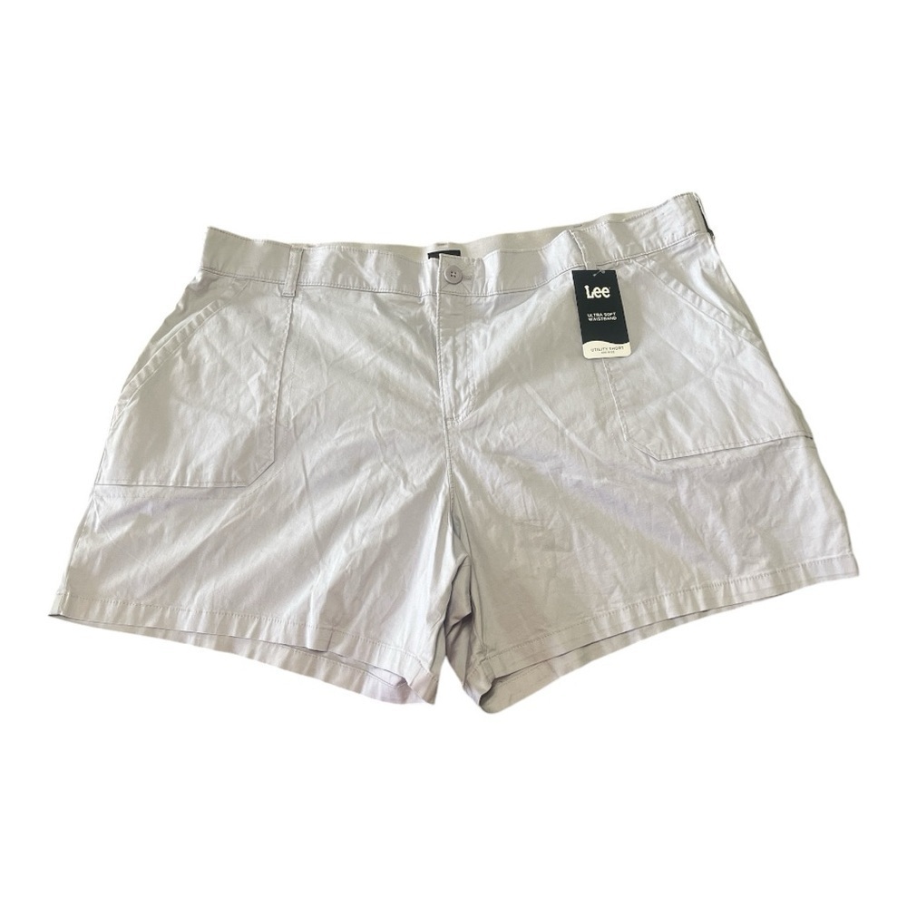 Lee Gray Cargo Shorts with Durable Fabric and Relaxed Fit